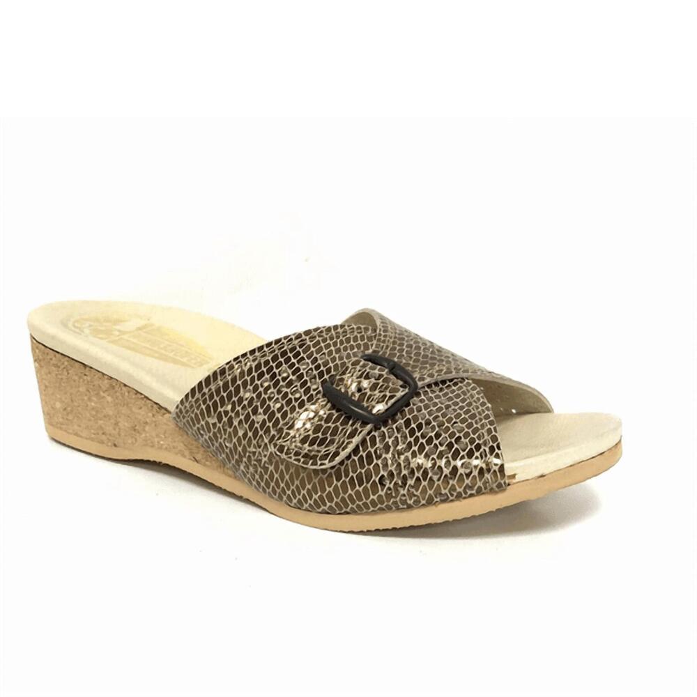 NEW WORISHOFER women's 251 sandals in bronze snake